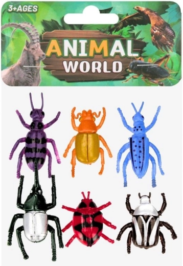 Figurky hmyzu Animal world (6 ks)