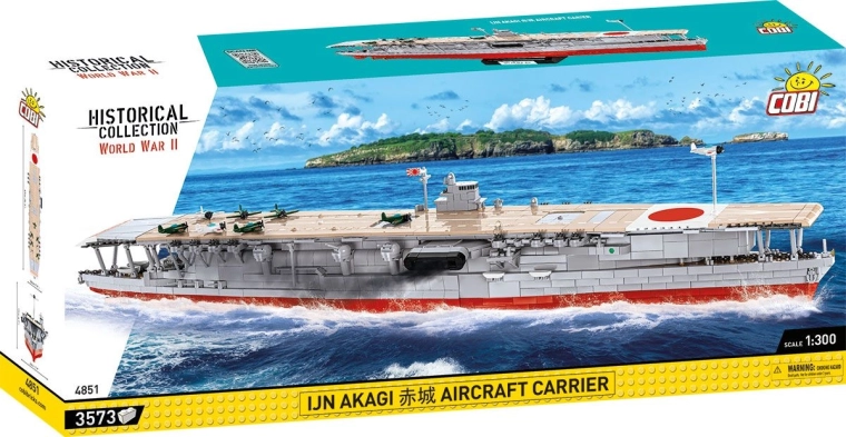 Cobi IJN Akagi letadlová loď 1:300 (3573 dílků)