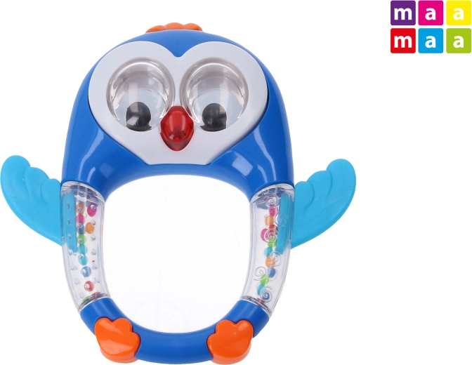 Tučňák chrastítko se světelnými a zvukovými efekty 15 cm