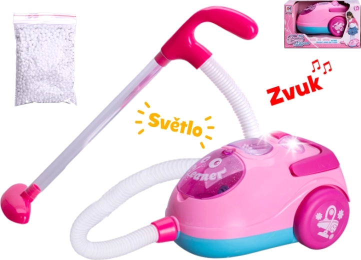 Dětský vysavač se světelnými a zvukovými efekty 18 cm