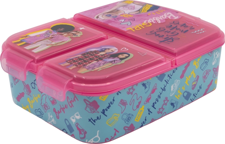 Svačinový box Barbie s děleným prostorem