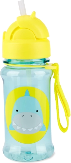 Skip Hop Zoo tritanová láhev se slámkou 355 ml – žralok