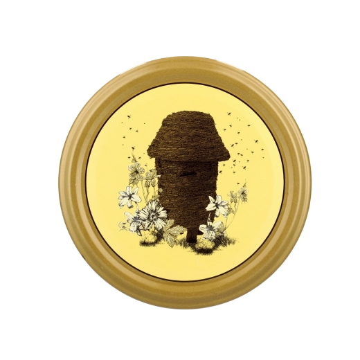 Sada víček na sklenice 82 mm s motivem Miód Polski Stary Ul – 10 ks