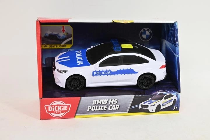 Dickie SOS policejní auto BMW M3/M5 15 cm