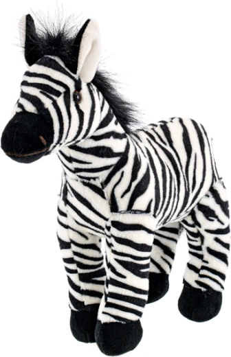 Plyšová zebra 28 cm pro miminka