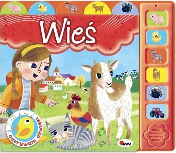 Objevujeme zvuky: Venkov – zvuková knížka pro děti