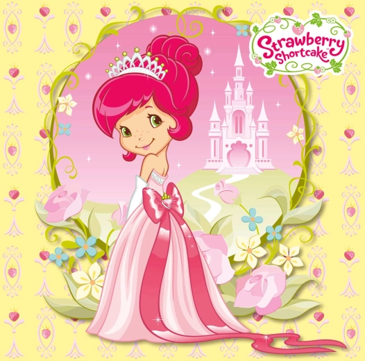 Akim čtvercové omalovánky jahůdka (Strawberry Shortcake) - 1 kus