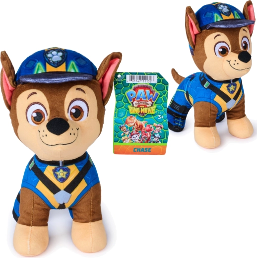 Spin Master Paw Patrol: dino dobrodružství - plyšák Chase 20 cm - 1 kus