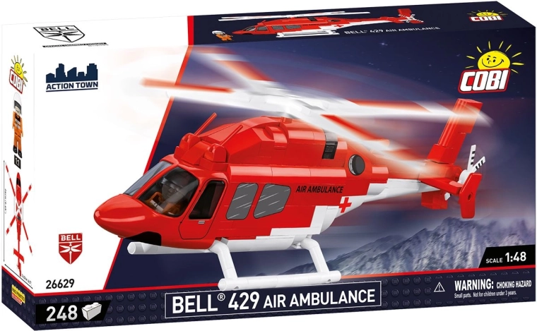 Cobi Bell 429 letecká záchranka 1:48 (248 dílků)