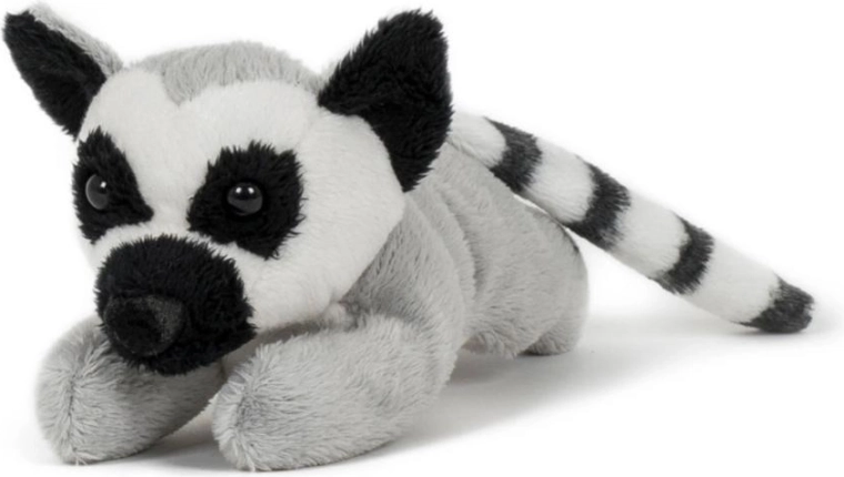 Plyšový lemur kata ležící 18 cm