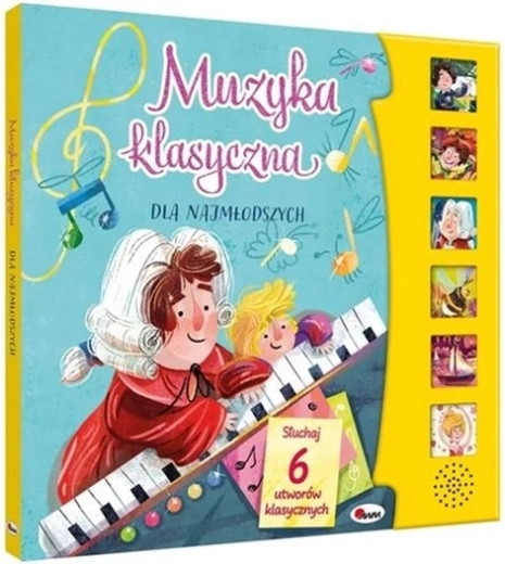 Edukační zvuková knížka klasická hudba pro nejmenší