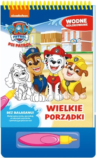 Tlapková patrola vodní omalovánky – Velký úklid