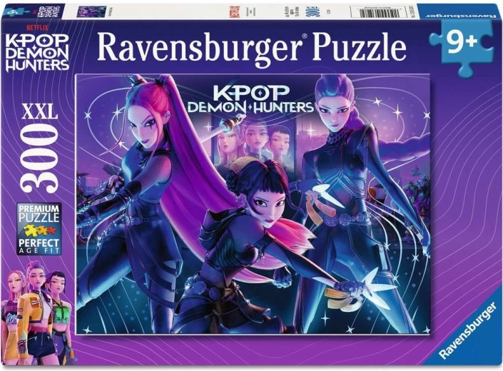 Ravensburger puzzle K-pop: lovkyně démonů – Rumi, Mira a Zoey (300 dílků)