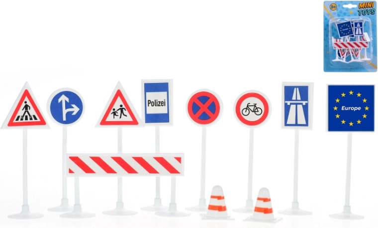 Sada dopravních značek pro děti – 11 kusů