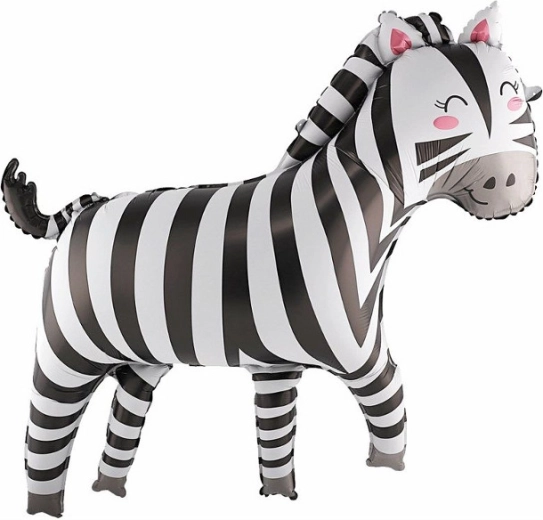 Fóliový balón Zebra 80 × 78 cm