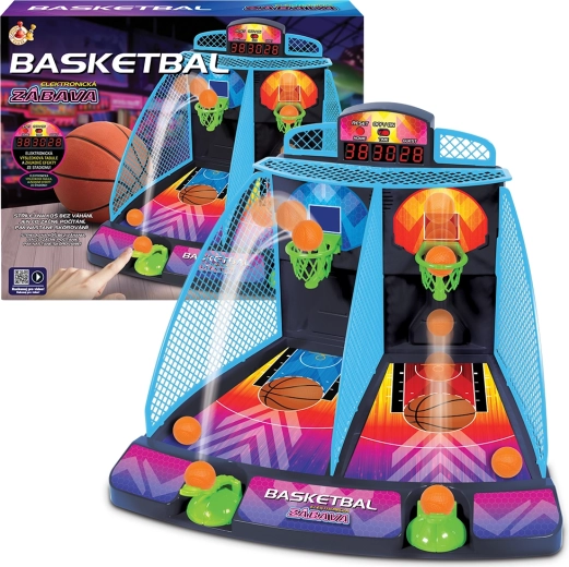 Elektronická stolní hra Basketbal Neon