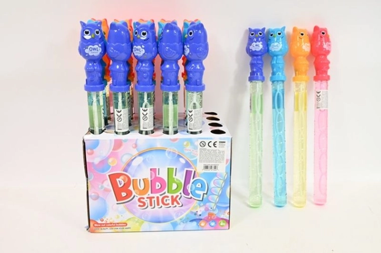 Dětský bublifuk s motivem sovy 38 cm (24 ks v displeji)
