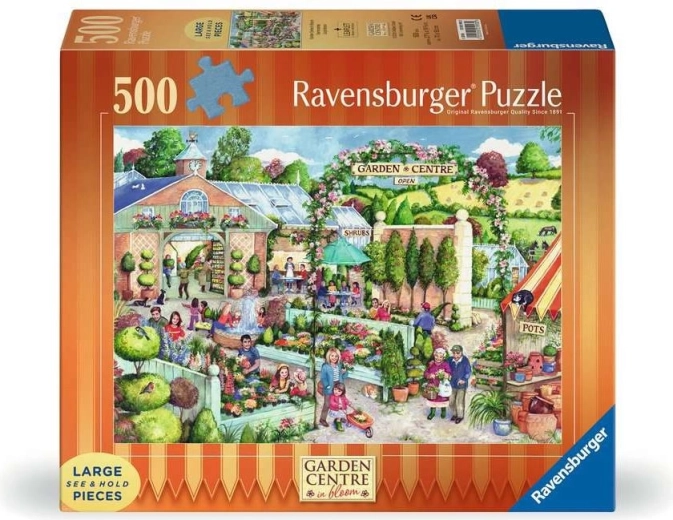 Ravensburger puzzle rozkvetlé zahradní centrum XXL 500 dílků