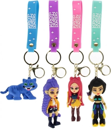 Gumový přívěsek K-POP Demon Hunters s poutkem