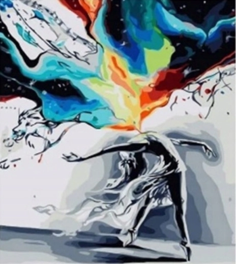 Norimpex diamantové malování tanečnice 30 × 40 cm