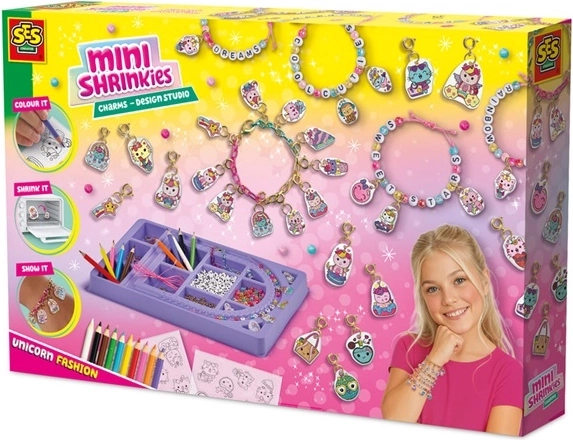 Ses mini shrinkies studio – kreativní sada na výrobu přívěsků
