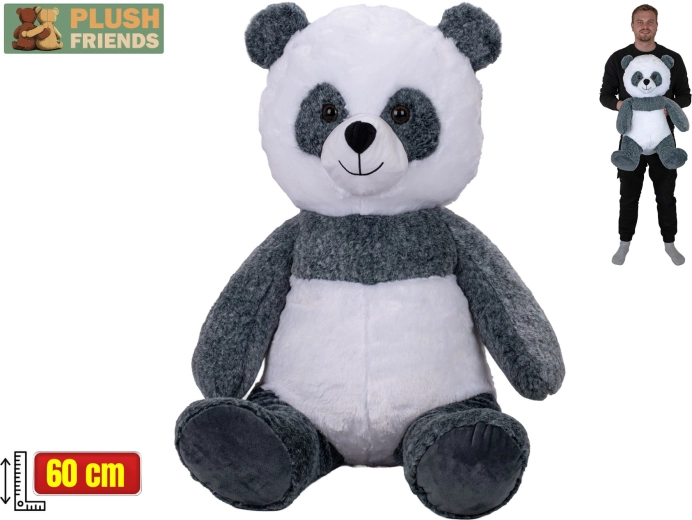 Plush Friends plyšová panda sedící 60 cm