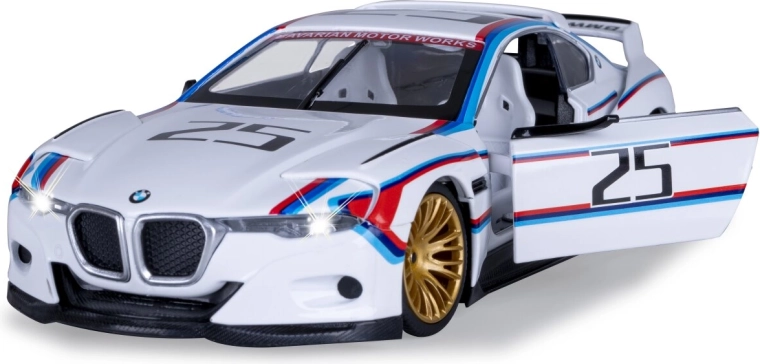 Kovový model BMW 3.0 CSL Hommage R 1:24 bílý