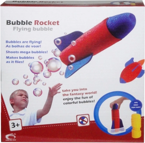 Pěnová raketa na mýdlové bubliny