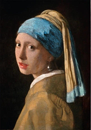 Clementoni puzzle Museum Collection – Dívka s perlou, 1000 dílků