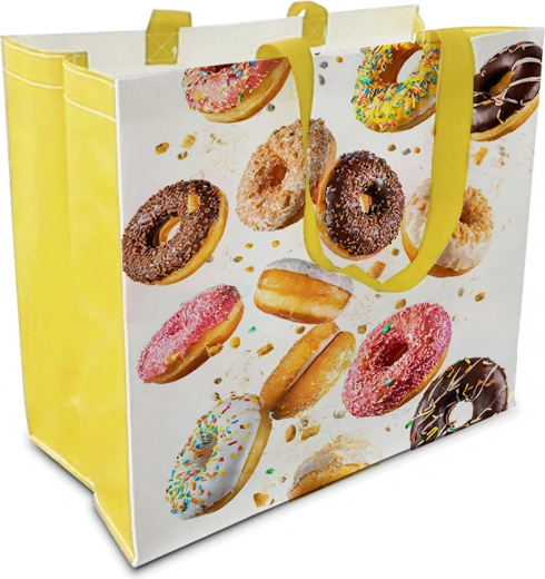 Nákupní taška Donuts 43 × 37 × 21,5 cm