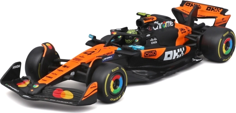 Bburago McLaren F1 MCL39 (2025) Lando Norris 1:43 v dekorativním boxu