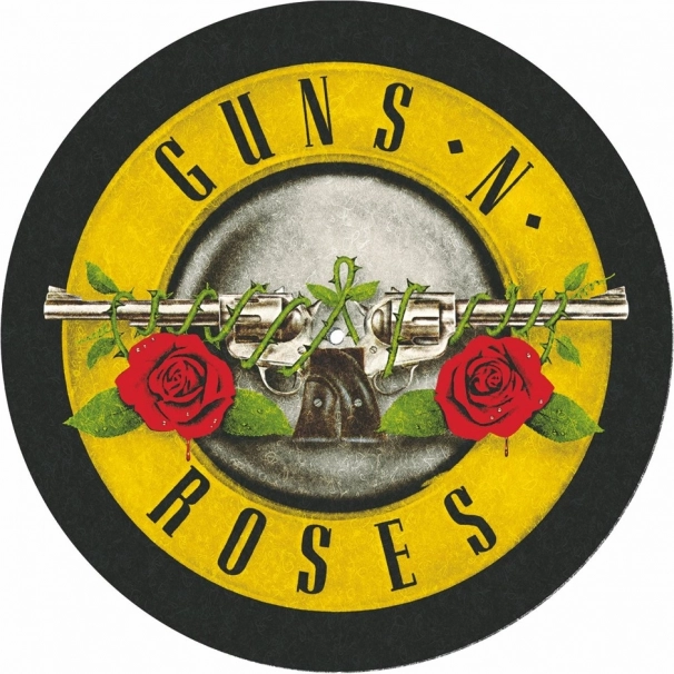 Podložka na gramofon s motivem Guns and Roses