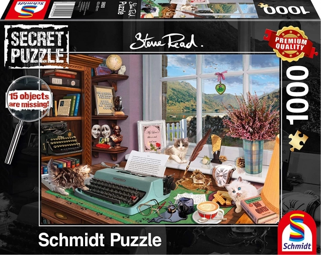 Schmidt Secret Puzzle Na pracovním stole – 1000 dílků