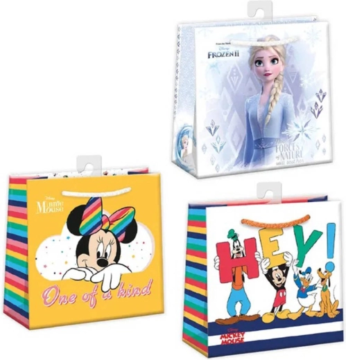 Dárková papírová taška Argus Frozen 2 / Minnie Mouse / Mickey Mouse 16 × 16 cm - 1 kus