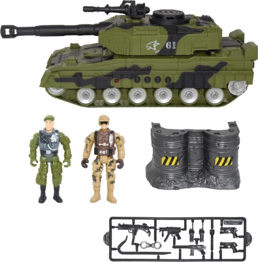 MAC TOYS vojenský tank se světlem a zvukem