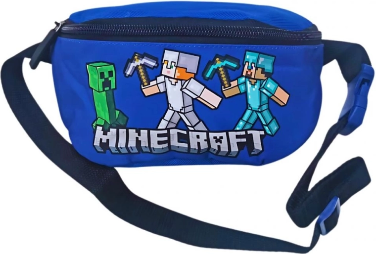 Ledvinka Minecraft pro děti modrá - 1 kus