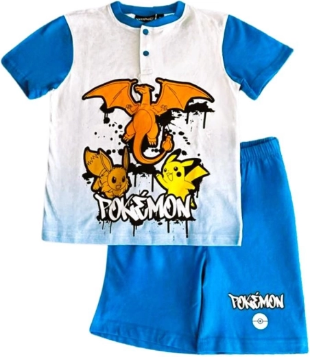 Dětský komplet trička a kraťasů Pokémon – Velikost: 116