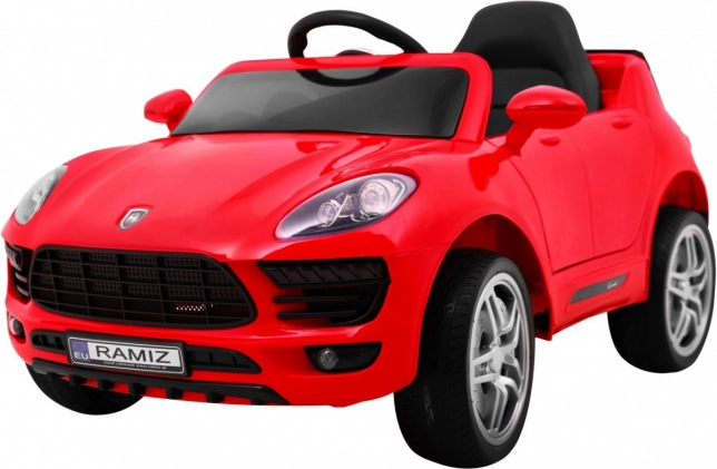 Elektrické autíčko pro děti Turbo‑S SUV, červené s dálkovým ovládáním