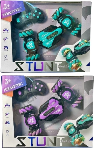 Transformující se RC auto převrátka se světly a zvuky