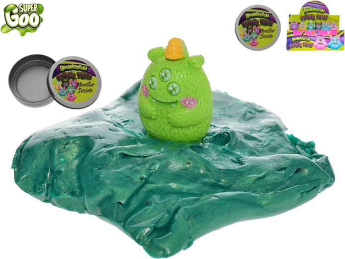 Skákací hmota s překvapením Super Goo Brainboooom 40 g