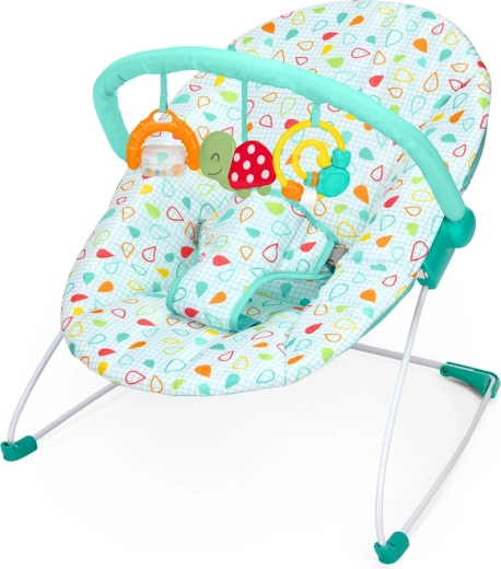 Bright Starts lehátko s hračkami Colorful Confetti Bouncer od narození