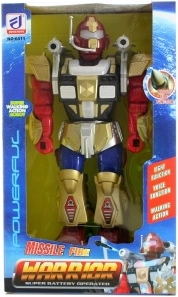 Interaktivní plastový robot na baterie