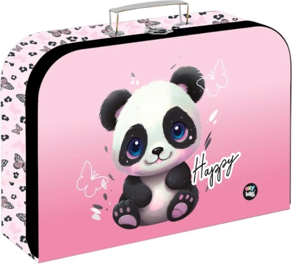 Dětský lamino kufřík Panda 34 cm