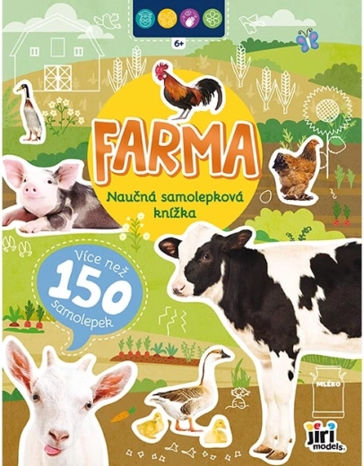 Naučná samolepková knížka Farma 6+