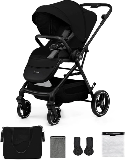 Kinderkraft Select sportovní kočárek Yoxi pure black