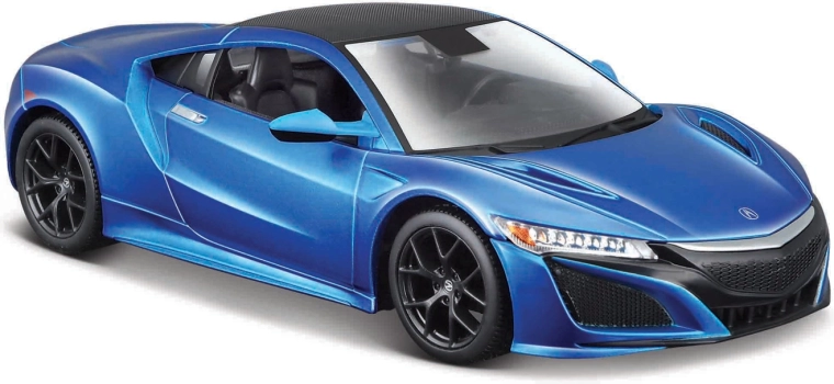 Maisto Acura NSX 2018 kovový model 1:24 v modré metalíze