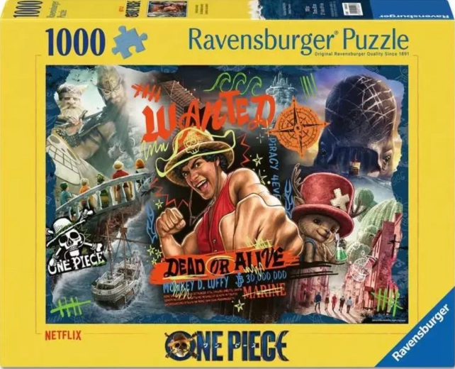 Ravensburger puzzle One Piece: dobrodružství čeká! 1000 dílků