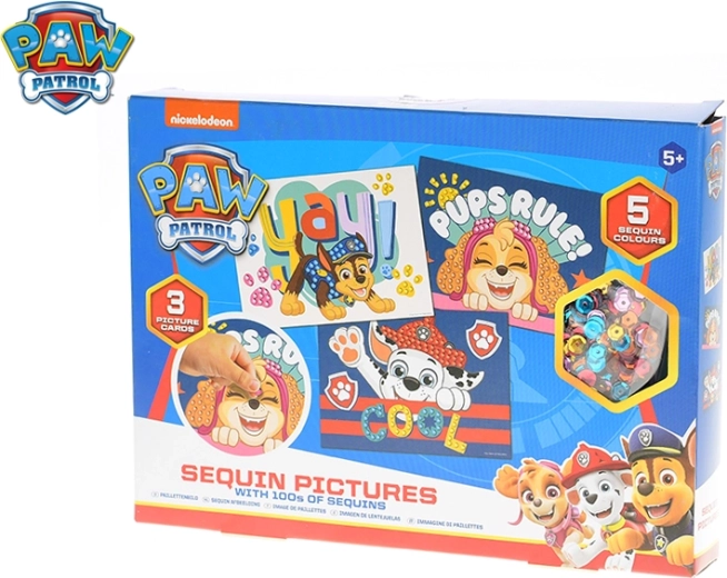 Mozaiková sada PAW PATROL – třpytivé obrázky pro děti