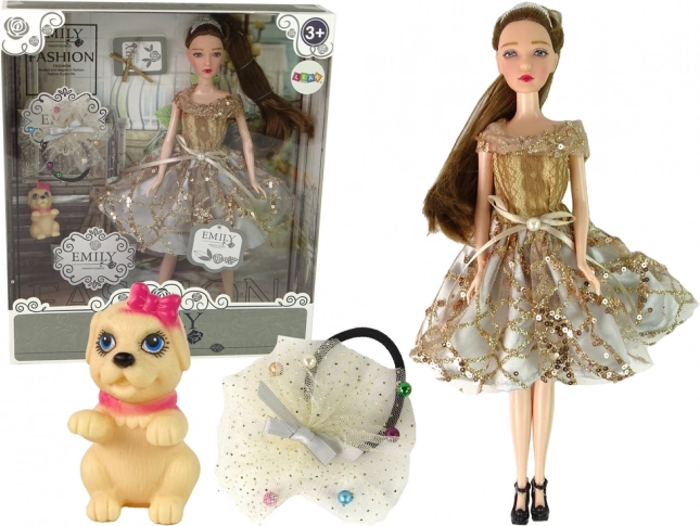 Panenka EMILY s pejskem a doplňky