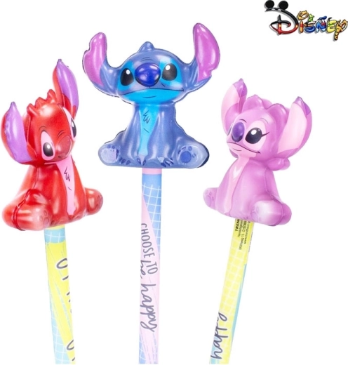 Měkký mačkací nástavec na tužku Disney Stitch - 1 kus